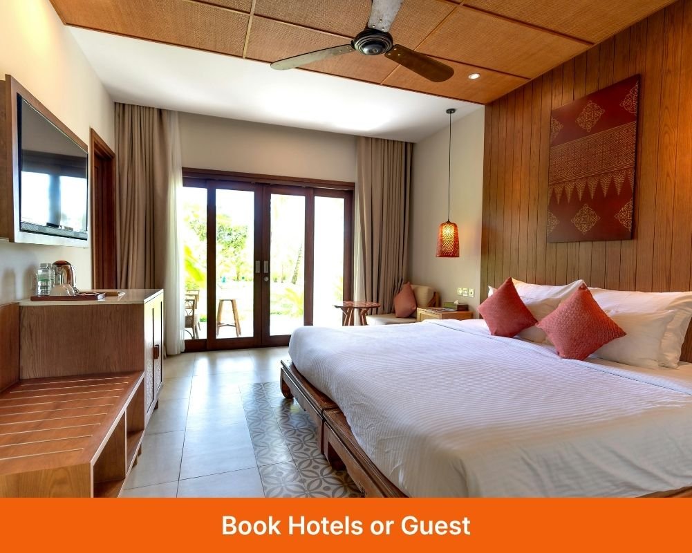 Book hotels or guest